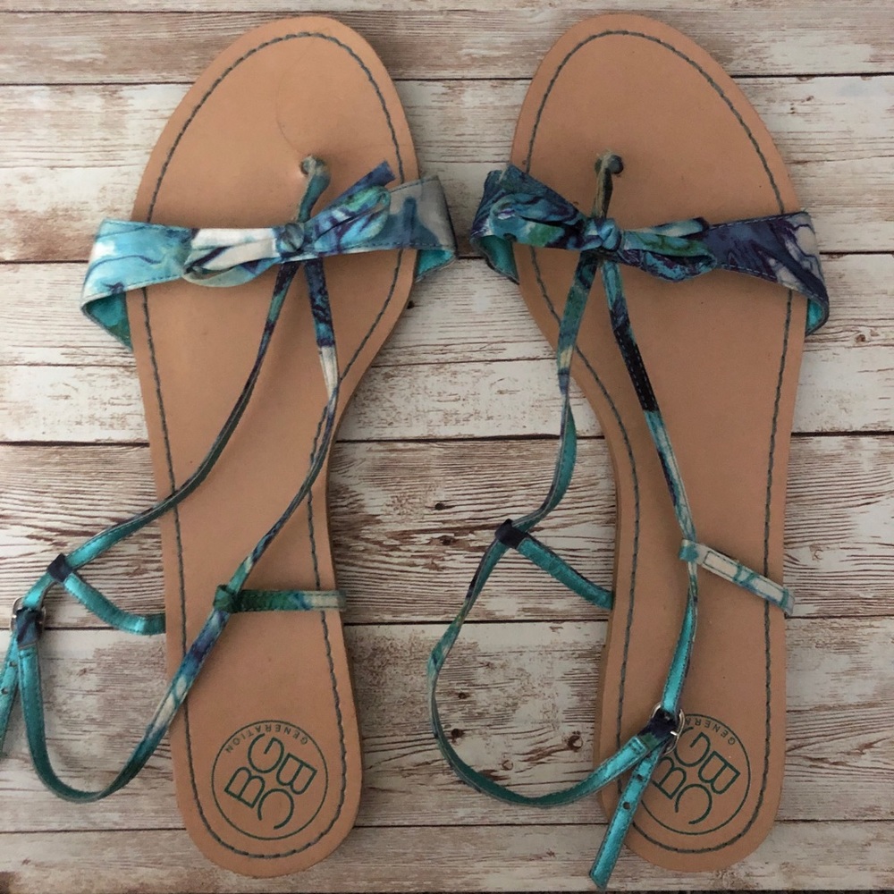 BCBGeneration slingback flat sandals